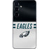 NFL Philadelphia Eagles White Striped Galaxy S25 Skin